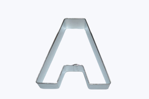 Alphabet Letter A Tin Plate Cookie Cutter