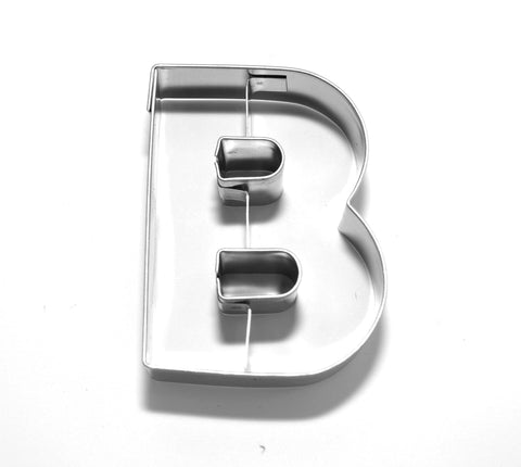 Letter B 6.5 cm Cookie Cutter Stainless Steel