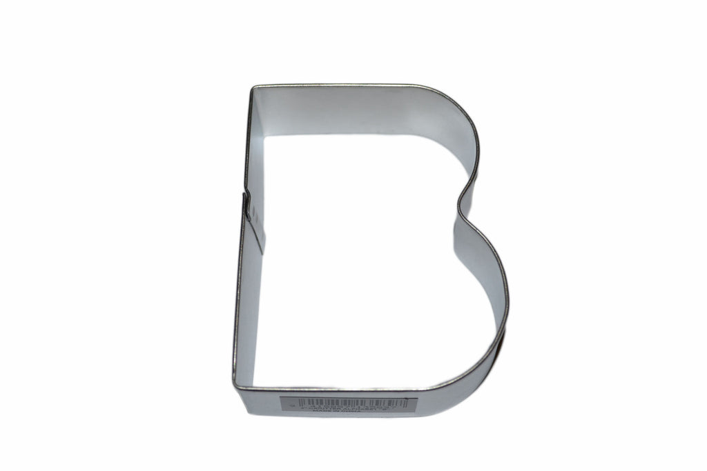 Alphabet Letter B Tin Plate Cookie Cutter
