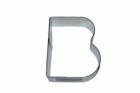 Alphabet Letter B Tin Plate Cookie Cutter