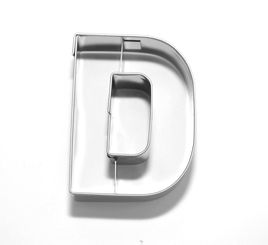 Letter D 6.5 cm  Cookie Cutter Stainless Steel