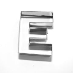 Letter E 6.5 cm  Cookie Cutter Stainless Steel