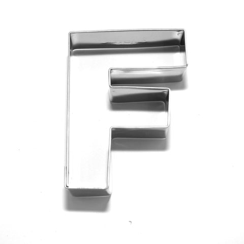 Letter F 6.5 cm  Cookie Cutter Stainless Steel