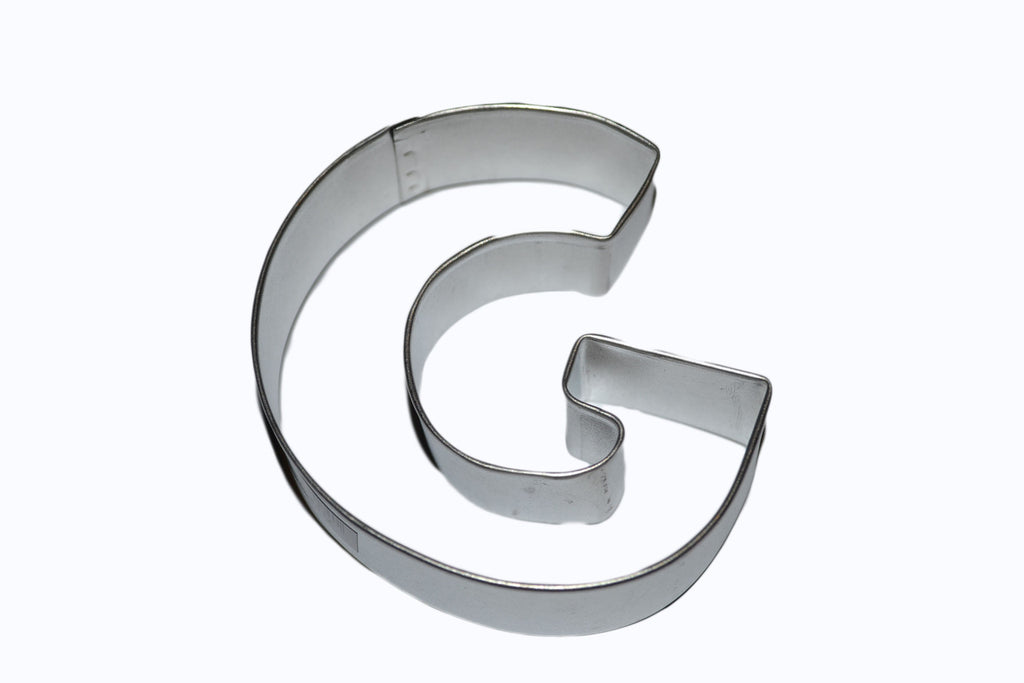 Alphabet Letter G Tin Plate Cookie Cutter