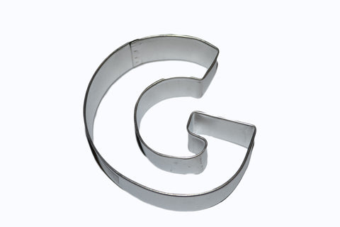 Alphabet Letter G Tin Plate Cookie Cutter