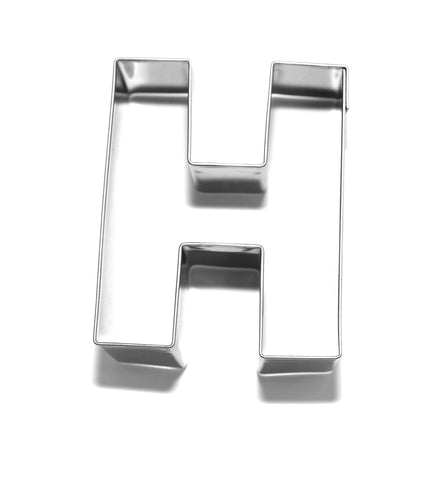 Letter H 6.5 cm  Cookie Cutter Stainless Steel