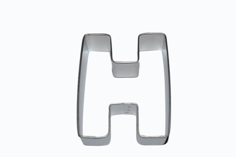 Alphabet Letter H Tin Plate Cookie Cutter