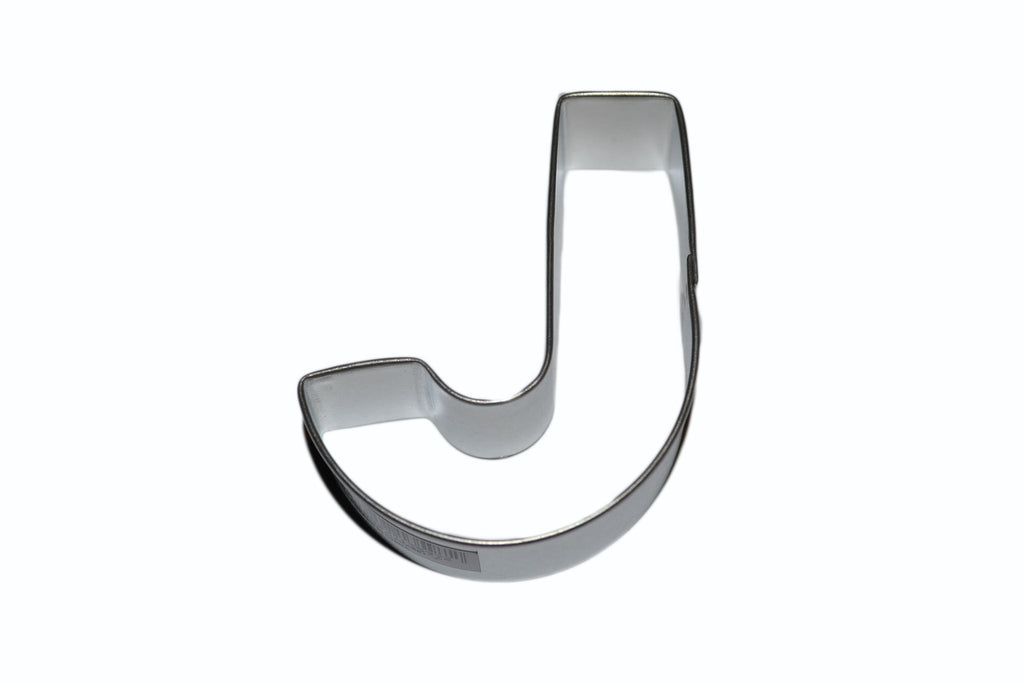 Alphabet Letter J Tin Plate Cookie Cutter