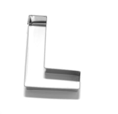 Letter L 6.5 cm  Cookie Cutter Stainless Steel