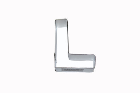 Alphabet Letter L Tin Plate Cookie Cutter