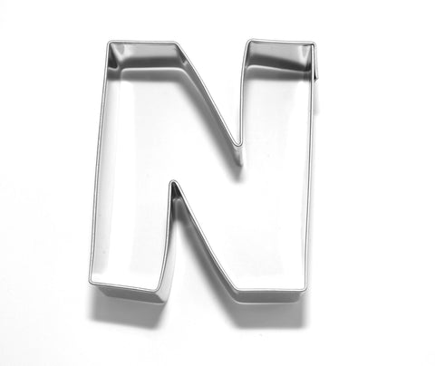 Letter N 6.5 cm  Cookie Cutter Stainless Steel