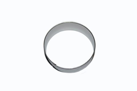 Alphabet Letter O or Number 0 Tin Plate Cookie Cutter