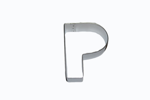 Alphabet Letter P Tin Plate Cookie Cutter
