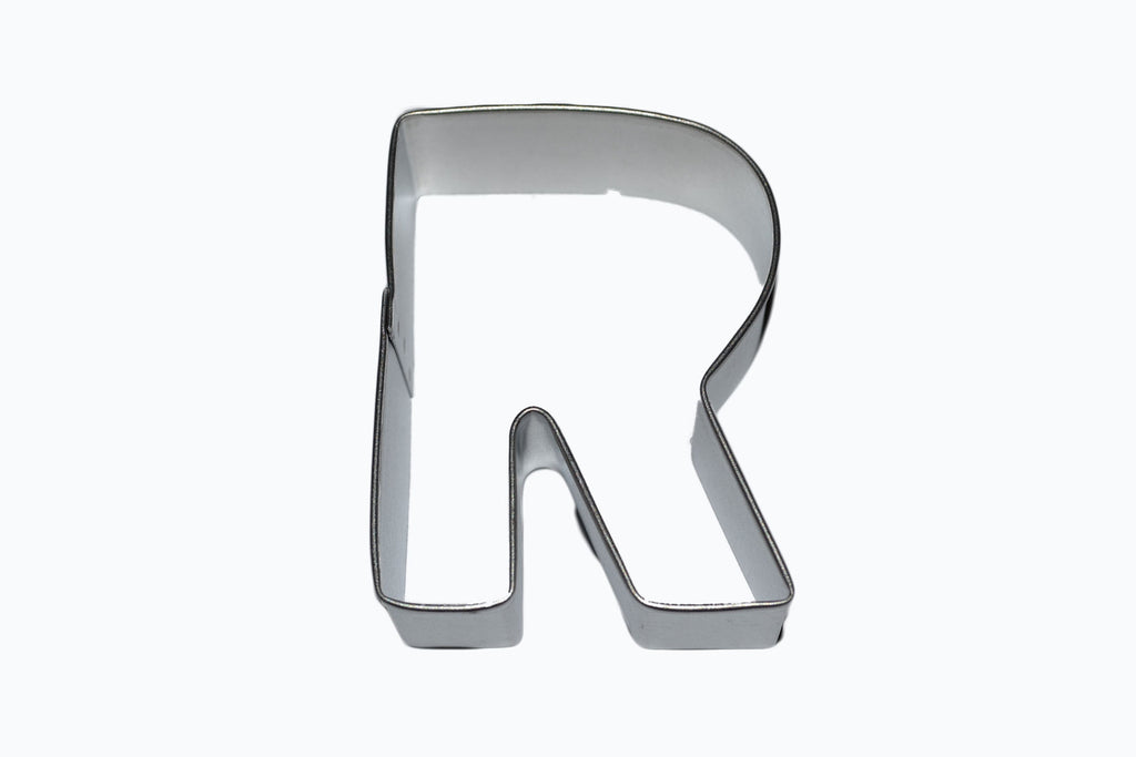 Alphabet Letter R Tin Plate Cookie Cutter