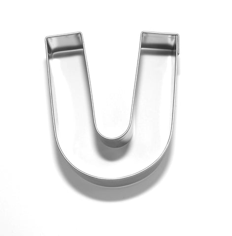 Letter U 6.5 cm  Cookie Cutter Stainless Steel