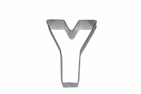 Alphabet Letter Y Tin Plate Cookie Cutter