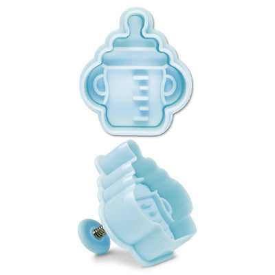 Baby Bottle Plastic Embossed Cookie Cutter