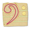 Bass Key 9cm Cookie Cutter