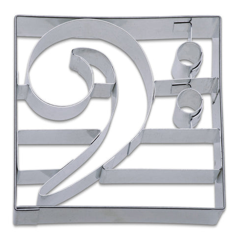 Bass Key 9cm Cookie Cutter