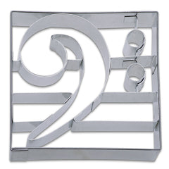 Bass Key 9cm Cookie Cutter