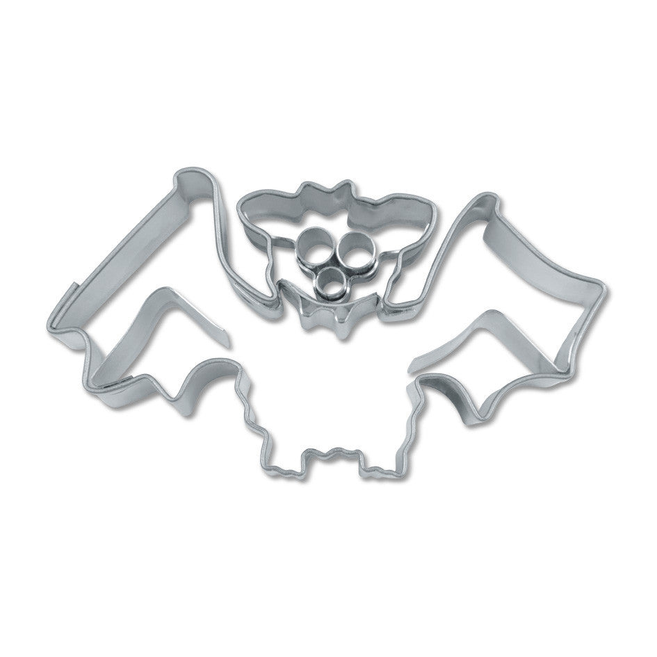 Bat with Embossed Details Cookie Cutter