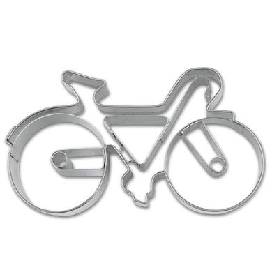 Bicycle with Embossed Detail Cookie Cutter
