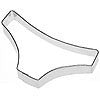 Bikini Swimsuit Bottom Cookie Cutter C4086
