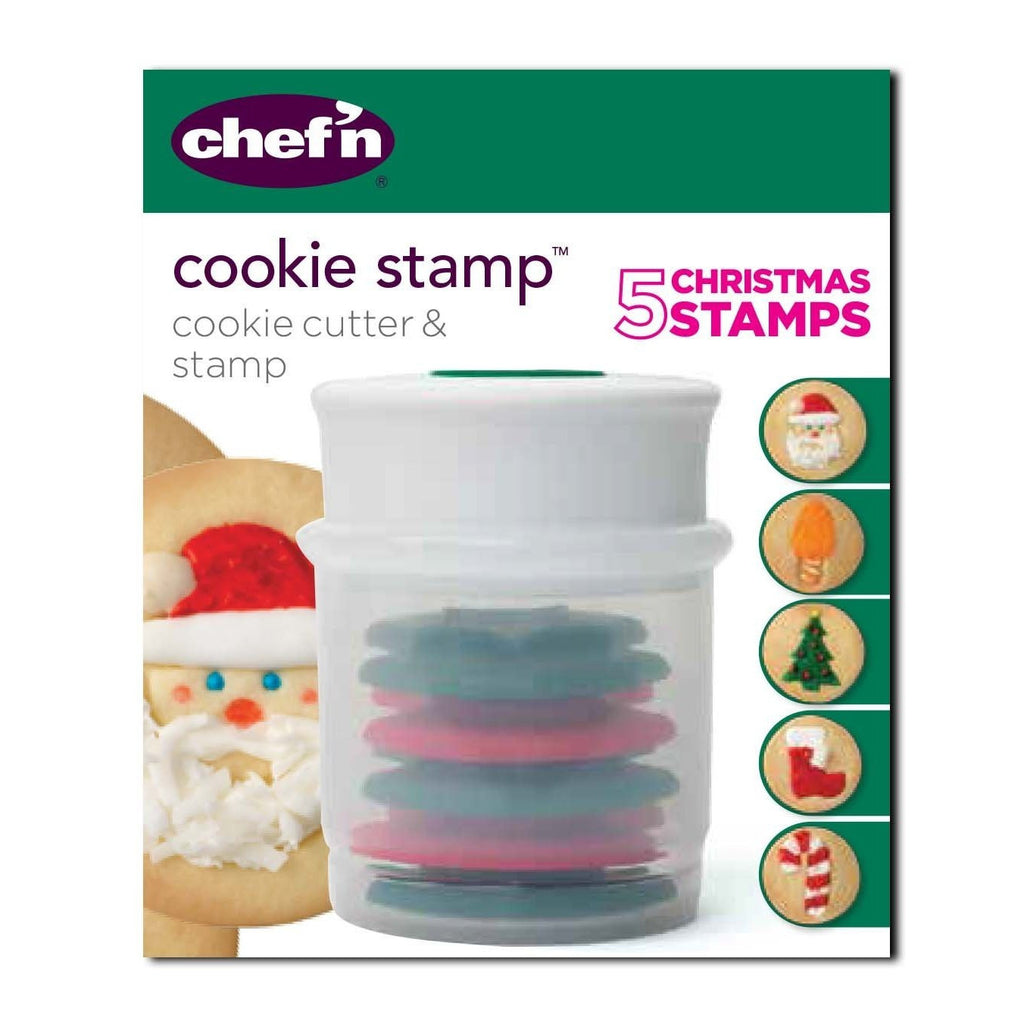 Chef'n Christmas Cookie Cutter and Stamp Set