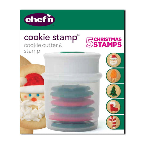 Chef'n Christmas Cookie Cutter and Stamp Set