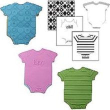 Baby Suit Cookie Cutter & Texture Mat Set
