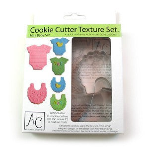 Mini Baby Set - Cookie Cutter & Texture Mat Set