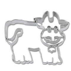 Cow with Embossed Detail Cookie Cutter