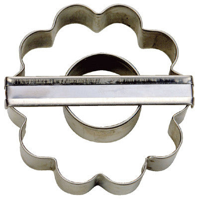 Crinkle Cut Double Ring Cookie Cutter