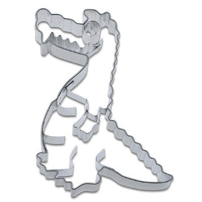 Crocodile Standing with Embossed Details Cookie Cutter