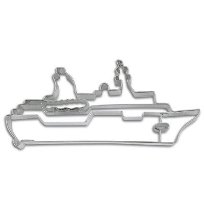 Cruise Ship with Embossed Detail Cookie Cutter