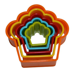 Cupcake Set of 5 Plastic Cookie Cutters