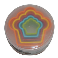 Cupcake Set of 5 Plastic Cookie Cutters