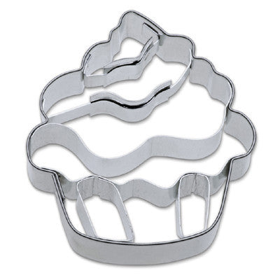 Cupcake with Embossed Detail Cookie Cutter