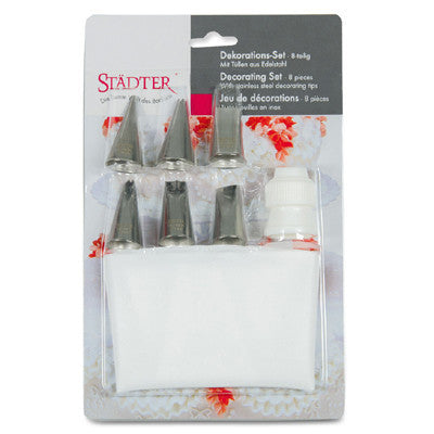 Decorating Icing Set of 8 Items
