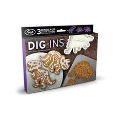 Dig Ins Dinosaur Set of 3 Cookie Cutters and Stampers