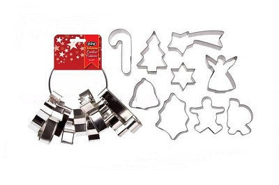 Set of 9 Christmas Cookie Cutters