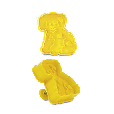 Dog Plastic Embossed Cookie Cutter