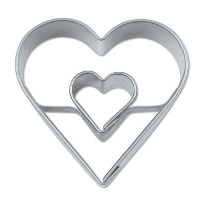 Double Heart 4cm Cookie Cutter