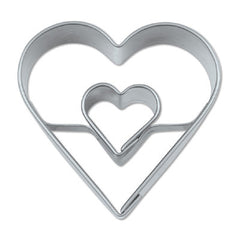 Double Heart 4cm Cookie Cutter