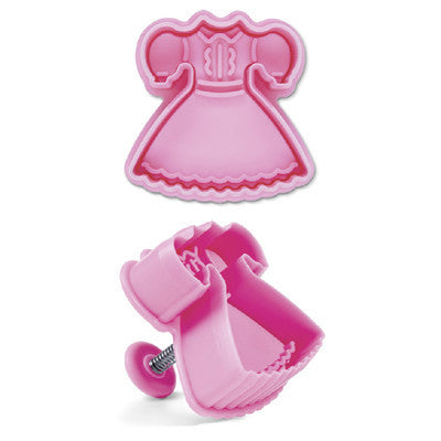 Dress Plastic Embossed Cookie Cutter