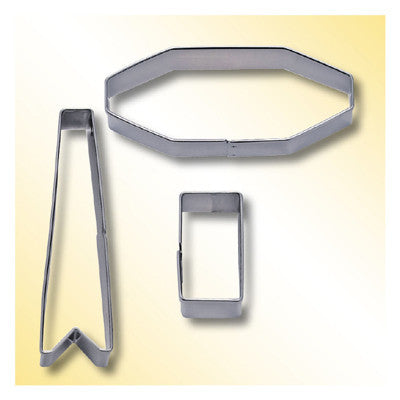 Gift Ribbon Set of 3 Cookie Cutters