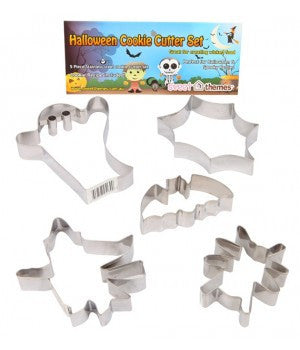 Halloween Set of 5 Cookie Cutters