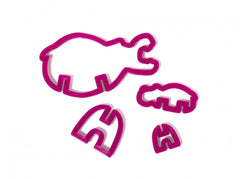 3D Safari Cookie Cutter Sets