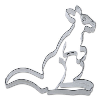 Kangaroo with Embossed Details Cookie Cutter