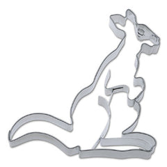 Kangaroo with Embossed Details Cookie Cutter